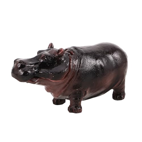 YARNOW Fisch Tank Bubbler Dekoration Aquarium Ornament Hippo Skulptur Tier Figurine Teich Dekoration Ente Abschreckung Kaffee von YARNOW