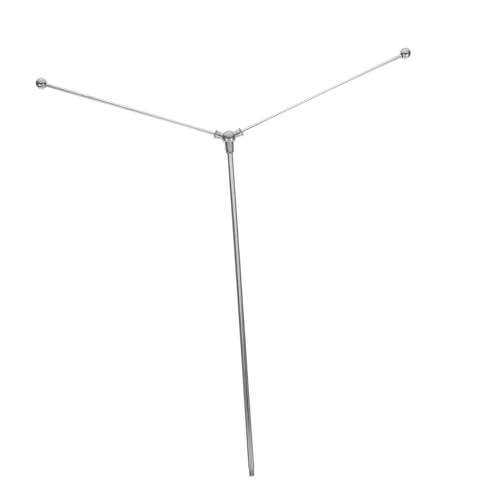 YARNOW Flaggenmastschreiber fahnenmast zubehör Mini -Flaggenbasis Tischfahnenständerbasis Desktop-Flaggenbasis Flag -Anzeige Fahnenmast-Hardware Tischfahnenbasis Metall Silver von YARNOW