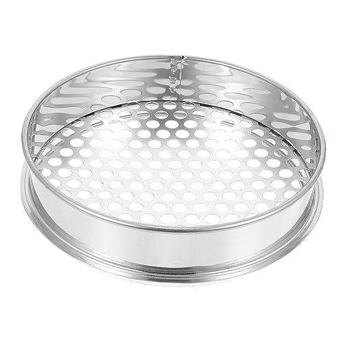 YARNOW Gartensieb mit Rundlöchern Robustes Bodensieb und Kompostsieb für Erde Gartengerät zum und Filtern von Erde und Kompost vor Pflanzen von YARNOW