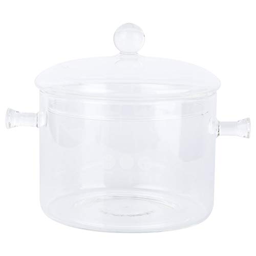 YARNOW Glastopf mit Deckel Hitzebeständiger Glasherd Topf Praktischer Glas Kochtopf mit Griff Multifunktionales Glaskochgeschirr Sicher für Nudeln Suppe Müsli Obst Babynahrung YARNOW Glastopf mit Deckel Hitzebeständiger Glasherd Topf Praktischer Glas Kochtopf mit Griff Multifunktionales Glaskochgeschirr Sicher für Nudeln Suppe Müsli Obst Babynahrung von YARNOW