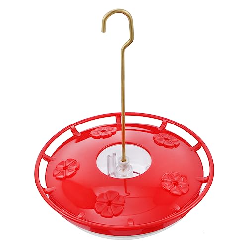 YARNOW Hängender Hummingbird Feeder Mit Blumenöffnung Wasserspeicher Für Vögel Für Garten Und Balkon Einfache Montage Schädlingsgeschützt Füttert Effizient Ohne Abfall von YARNOW