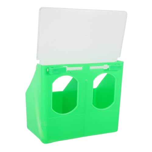 YARNOW Hängender Tauben Futterspender mit Deckel Futter und Wasserspender Robuster Vogelfutterbehälter zur Platzsparenden Wandmontage für Taubenschläge und Vogelkäfige von YARNOW