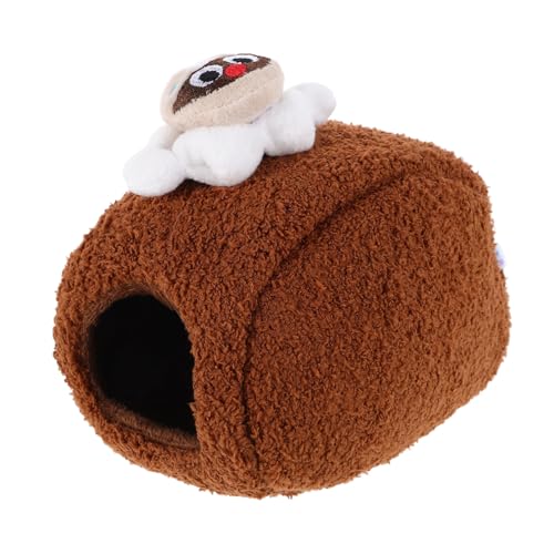 YARNOW Hamster Winterbett aus Baumwolle Warmes Kleines Haustiernest mit Abnehmbarem Design Gemütliches Versteck und Schlafhaus für Hamster und Kleintiere Niedliches Roll Form Unterschlupf YARNOW Hamster Winterbett aus Baumwolle Warmes Kleines Haustiernest mit Abnehmbarem Design Gemütliches Versteck und Schlafhaus für Hamster und Kleintiere Niedliches Roll Form Unterschlupf von YARNOW