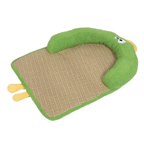 YARNOW Handgewebte Rattan Kühlmatte mit Kissen für Hunde und Katzen Atmungsaktive Langlebige Sommer Schlafmatte Kühles Haustierbett für Angenehme Erholung Sanft Hautfreundliches Material YARNOW Handgewebte Rattan Kühlmatte mit Kissen für Hunde und Katzen Atmungsaktive Langlebige Sommer Schlafmatte Kühles Haustierbett für Angenehme Erholung Sanft Hautfreundliches Material von YARNOW