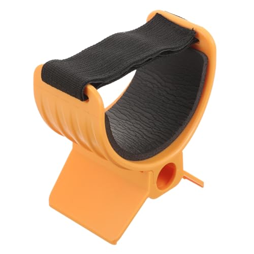 YARNOW Handheld Untergrund Metalldetektor Camping Detektorhalter Untergrund Detektorhalter Professioneller Griff Detektor Handhalter Ständer Tragbares Werkzeug Jäger Gelb von YARNOW