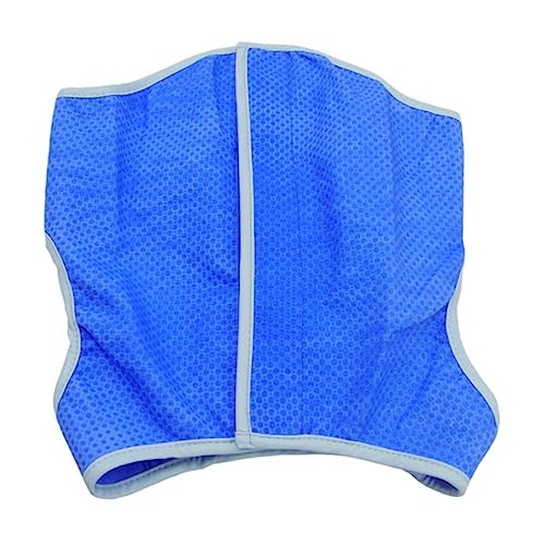 YARNOW Haustier-kühlweste Für Hunde Netzweste Mit Klebeband s Blau Kühlung Für Hunde Einfach in Wasser Einweichen Und Abkühlen Lassen von YARNOW