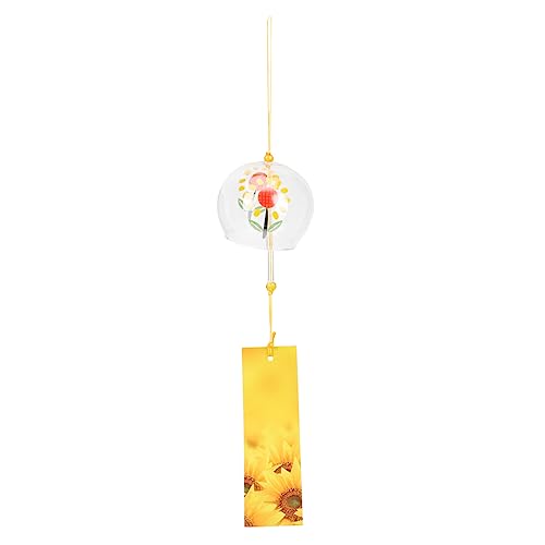 YARNOW Japanisches Windspiel Feng-Shui-Wind Sonnenfänger Windspiel Japanische Windglocken Windglocke Für Den Garten Feng Shui Windspiele Etikett Glas Kleines Windspiel Drinnen Mädchen von YARNOW