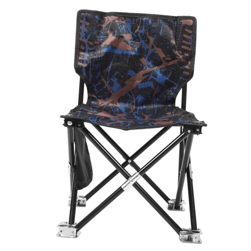YARNOW Klappbarer Campingstuhl Mit Fußteil Leicht Tragbar Für Angeln Wandern Camping Reisen Gartenarbeit Strandausflüge Grillen Outdoor Aktivitäten Robuste Canvas Oberfläche Große von YARNOW