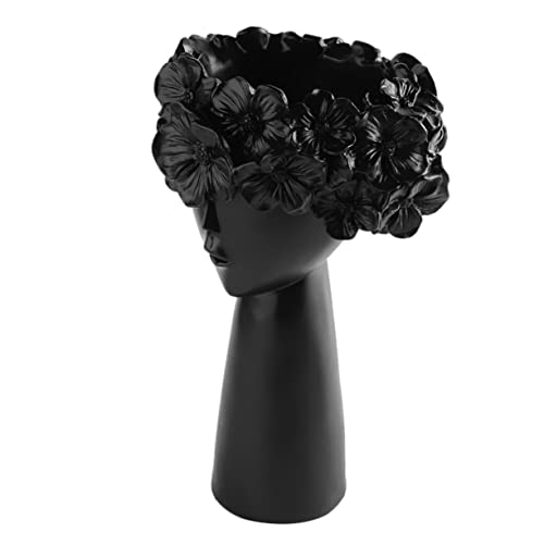 YARNOW Kreativer Kopf Übertopf Robustem Harz Moderater Pflanzgefäß für Sukkulenten und Kakteen Umweltfreundliche Blumenvase für Wohnzimmerdekoration und Schreibtischpflanzen YARNOW Kreativer Kopf Übertopf Robustem Harz Moderater Pflanzgefäß für Sukkulenten und Kakteen Umweltfreundliche Blumenvase für Wohnzimmerdekoration und Schreibtischpflanzen von YARNOW