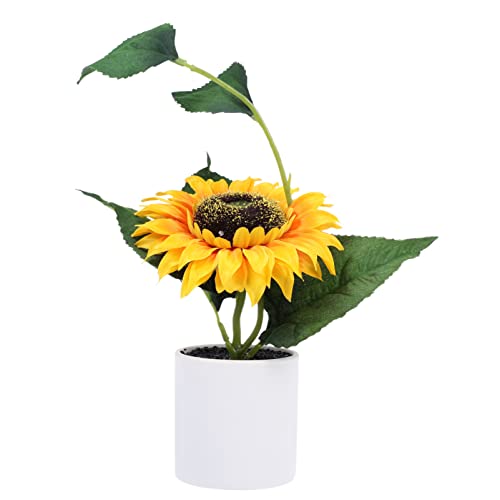 YARNOW Künstliche Sonnenblume Topfpflanzen Seide Gelb Gef?lschte Künstliche Sonnenblume mit Plastiktopf Künstliche Grünpflanzen Pflanzen für Hochzeitsfest- Tisch- Mittelstücke- YARNOW Künstliche Sonnenblume Topfpflanzen Seide Gelb Gef?lschte Künstliche Sonnenblume mit Plastiktopf Künstliche Grünpflanzen Pflanzen für Hochzeitsfest- Tisch- Mittelstücke- von YARNOW