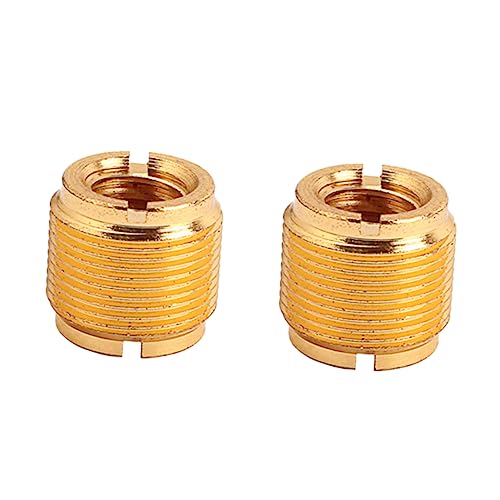 YARNOW Mikrofon Stativ Gewindeadapter Männlich Weiblich Goldener Adapter für Mikrofonständer und Audioequipment Robuster und Stoßfester Metalladapter YARNOW Mikrofon Stativ Gewindeadapter Männlich Weiblich Goldener Adapter für Mikrofonständer und Audioequipment Robuster und Stoßfester Metalladapter von YARNOW