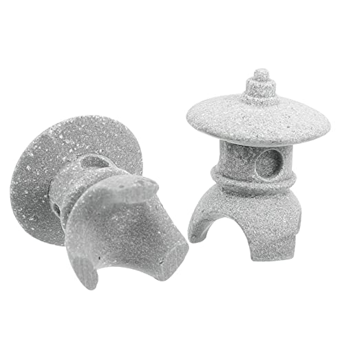 YARNOW Mini-pagoden-laternenstatue Pagode Im Japanischen Stil Für Den Garten Miniatur-pagodenmodell Sandtischdekoration Kompakte Größe von YARNOW