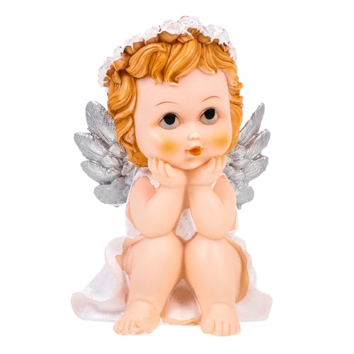 YARNOW Ornamente Wächter Handwerk Hochzeit Statue Heilig Beten Schlafzimmer Einweihungsparty Für Ornament Skulptur Marker Outdoor Blumentopf Flügel Fee Tischplatte von YARNOW