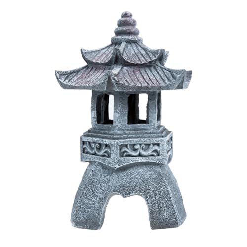YARNOW Pavillons Statue Zen Pagode Statue Statue Garten Solar Solarfelsenlicht Asiatische Laterne Pagodenlicht Lichter Harzfelsen Japanische Gartenstatue Steinpagode Laterne YARNOW Pavillons Statue Zen Pagode Statue Statue Garten Solar Solarfelsenlicht Asiatische Laterne Pagodenlicht Lichter Harzfelsen Japanische Gartenstatue Steinpagode Laterne von YARNOW