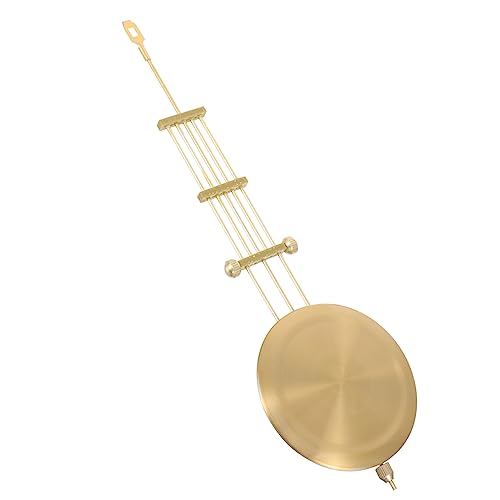 YARNOW Pendeluhr Pendel Ersatzteil 30cm Metall Wanduhr Zubehör Für Uhrenwerk Schwingpendel Für Büro Schlafzimmer Wohnzimmer von YARNOW