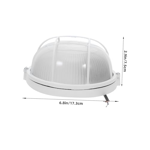 YARNOW Sauna Raum Glaslampe LED Sauna Beleuchtung Glas Aluminium Robust Hitzebeständig Vielseitig für Keller Garage Einfache Installation Wasserfest Outdoor Licht von YARNOW