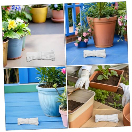 YARNOW Selbstbewässerungs-baumwollseil für Blumentopf Pflanzensitter Automatisches Bewässerungssystem Gleichmäßige Wasserzufuhr Verhindert Wurzelfäule für Zimmerpflanzen YARNOW Selbstbewässerungs-baumwollseil für Blumentopf Pflanzensitter Automatisches Bewässerungssystem Gleichmäßige Wasserzufuhr Verhindert Wurzelfäule für Zimmerpflanzen von YARNOW