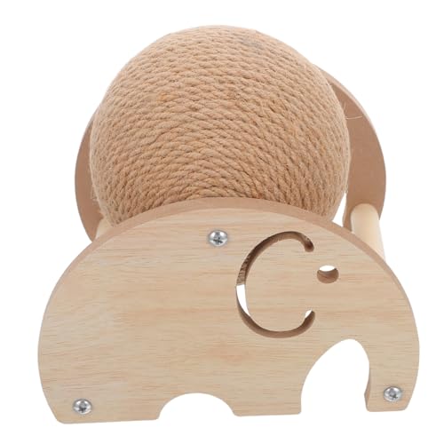 YARNOW Sisal Kratzball für Katzen mit Stabilem Ständer Interaktives Katzenspielzeug Kratzen Klettern und Multifunktionaler Kratzball für Kätzchen Kaninchen und Chinchillas Niedlicher YARNOW Sisal Kratzball für Katzen mit Stabilem Ständer Interaktives Katzenspielzeug Kratzen Klettern und Multifunktionaler Kratzball für Kätzchen Kaninchen und Chinchillas Niedlicher von YARNOW