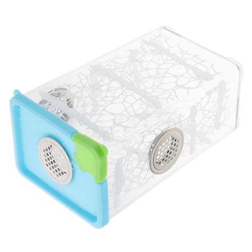 YARNOW Springspinne Zuchtbox mit Deckel Kleines Terrarium für Spinnen Reptilien und Insekten zu Reinigen Beobachtung Ihrer Haustiere von YARNOW