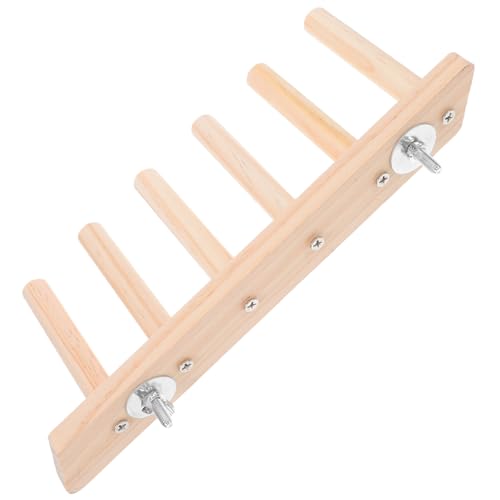 YARNOW Stufige Holz katzenkletterleiter Wandregal aus Robustem Holz Multifunktionale Katzenkletterplattform für Indoor Katzen Stabile Katzenwandtreppe als Pflege Ruhefläche von YARNOW