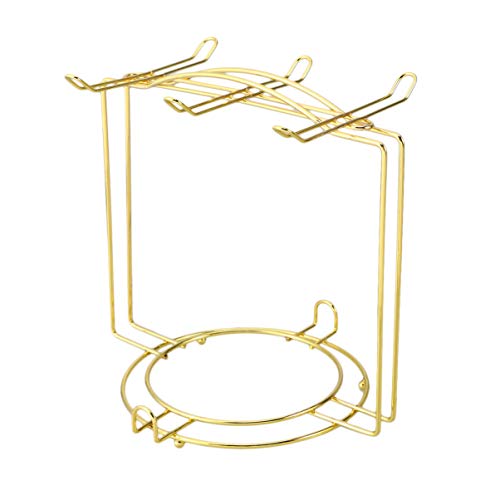 YARNOW Tasse Aufhänger Becher-organizer Für Die Arbeitsplatte Display Stand Kaffeetassen-organizer Becher Abtropfgestell Kaffeetassenhalter-regal Teller-organizer Metall Getränkehalter von YARNOW