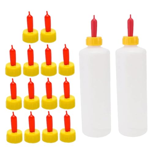 YARNOW Teiliges Ziegen Lämmer nahrungflaschen Flaschen und Robusten Saugern Spezielles Fütterungsset für Kleine Nutztiere Wie Lämmer Ferkel und Kälber Inklusive Ersatzsauger für Einfache von YARNOW