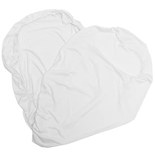 YARNOW Tischdecke Abdeckung Tische Im Freien Essen Rechteckige Tischdecke Vinyl-tischdecken Tücher Klare Tabelle Tee Tischdecke Picknicktischdecken Mit Gummiband Tischtuch Weiß Milchseide von YARNOW