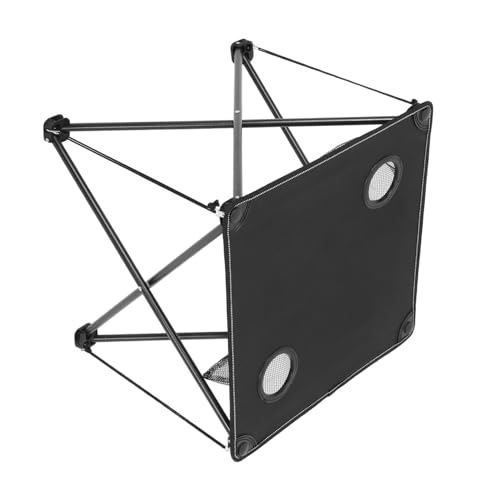 YARNOW Tragbarer Faltbarer Campingtisch mit Getränkehaltern Robuster Metallrahmen Wasserabweisendes Oxford Stabiler Picknick Grilltisch für Outdoor Camping Strand und Reisen von YARNOW