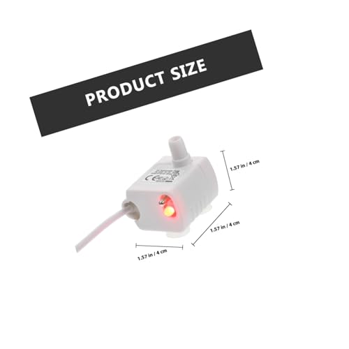 YARNOW USB betriebene Wasserpumpe für Katzenbrunnen Leise Trinkbrunnen Ersatzpumpe mit Saugnapf Kompatibel mit Haustier Trinkbrunnen Energiesparend Langlebig Kleines Design für von YARNOW
