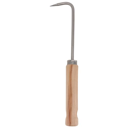 YARNOW Hand Unkrautstecher Edelstahl Unkraut Entferner GeräT Pflanzhilfe Samen Pflanzgefäß Werkzeug, Unkrautstecher Mit Holzgriff Garten Manueller Weeder, Zum Graben Umpflanzen Unkrautbek mpfungsger von YARNOW