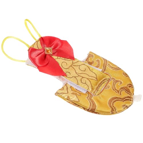 YARNOW Vogelwindel Wiederverwendbare Papageienwindel Waschbar Vogelfluganzug Papageienkleidung Flugkostüm (M Gelb) von YARNOW