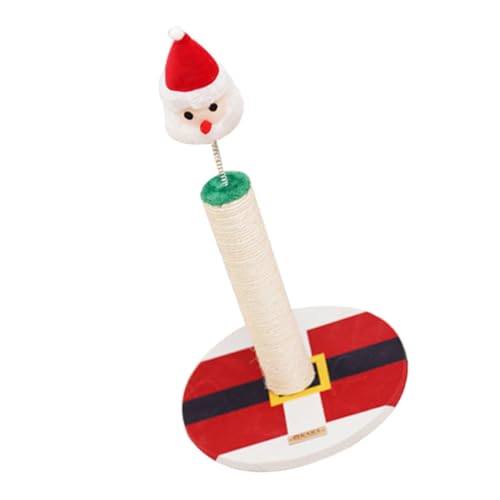 YARNOW Weihnachtlicher Katzenkratzbaum Säulenform Sisal Kletterposten Stabiler Katzenkletterbaum Indoor Katzenkratzbaum für YARNOW Weihnachtlicher Katzenkratzbaum Säulenform Sisal Kletterposten Stabiler Katzenkletterbaum Indoor Katzenkratzbaum für von YARNOW