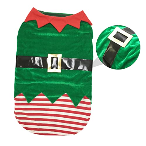 YARNOW Weihnachtliches Haustierkostüm Elf Verkleidung XL Atmungsaktiver Hundemantel Leichtes Bequemes Weihnachtskostüm für Kleine und Mittlere Hunde Festliche Party und Feiertagskleidung YARNOW Weihnachtliches Haustierkostüm Elf Verkleidung XL Atmungsaktiver Hundemantel Leichtes Bequemes Weihnachtskostüm für Kleine und Mittlere Hunde Festliche Party und Feiertagskleidung von YARNOW