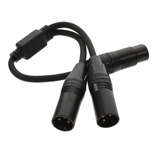 YARNOW Xlr Splitter Kabel Mikrofonkabel für Professionelle Audioanwendungen Schwarz Geräuschfreie Übertragung YARNOW Xlr Splitter Kabel Mikrofonkabel für Professionelle Audioanwendungen Schwarz Geräuschfreie Übertragung von YARNOW