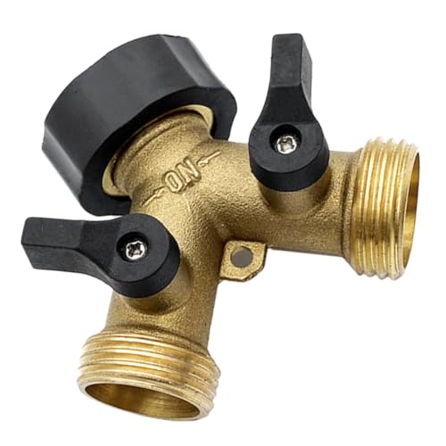 YARNOW Y Verteiler Gartenschlauch Robuster Wasserhahn Adapter aus Abs und Vernickeltem Kupfer Auslaufsicherer Garten Schlauchanschluss für Bewässerung Autowäsche Platzsparend und Einfach YARNOW Y Verteiler Gartenschlauch Robuster Wasserhahn Adapter aus Abs und Vernickeltem Kupfer Auslaufsicherer Garten Schlauchanschluss für Bewässerung Autowäsche Platzsparend und Einfach von YARNOW