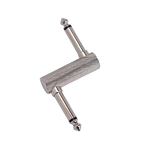 YARNOW Z Effektpedal Stecker für Gitarre Bass Kupplung Adapter für Pedalboard Robuster Langlebiger Kabelanschluss mit Geringem Silberfarbenes Zubehör für Musiker YARNOW Z Effektpedal Stecker für Gitarre Bass Kupplung Adapter für Pedalboard Robuster Langlebiger Kabelanschluss mit Geringem Silberfarbenes Zubehör für Musiker von YARNOW