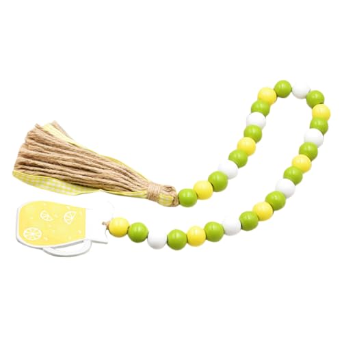 YARNOW Zeichenfolge Perlen Aus Zitronenholz Schleife Ammer Rustikale Perlen Mit Quasten Mini-Tasse Dekoration Haken Party Zitronendekor Decke Vorhang Aufkleber Lichterketten Yellow YARNOW Zeichenfolge Perlen Aus Zitronenholz Schleife Ammer Rustikale Perlen Mit Quasten Mini-Tasse Dekoration Haken Party Zitronendekor Decke Vorhang Aufkleber Lichterketten Yellow von YARNOW