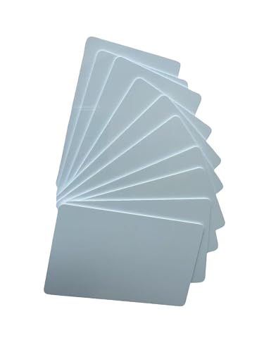 Doppelfrequenz 125 kHz EM4100 und 13,56 MHz RFID 1K Zwei Chips in einer Kunststoffkarte (10 Stück) (weiß) von YARONGTECH