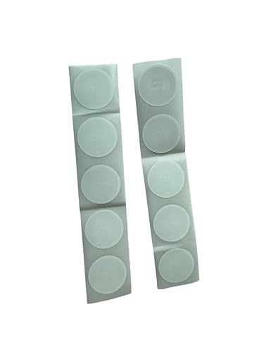 YARONGTECH 13,56 MHz RFID-Aufkleber M1 S50 ISO 14443A Chip selbstklebende Rückseite (100 Stück) (Durchmesser 25 mm) von YARONGTECH