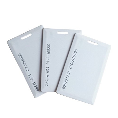 yarongtech Proximity Card Smart RFID 125 KHz Tür Lock EM4100 Zugang (100 Stück) von YARONGTECH