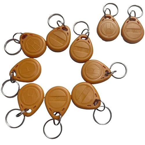 YARONGTECH Proximity Tag RFID 125KHz Smart EM ID EM4100 nur Lesen rot/grau/orange/schwarz/blau (10 Stück) von YARONGTECH