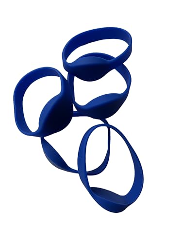 YARONGTECH RFID-Armbänder, 125 kHz, em4100-Chip, nur lesbar, Silikon, Erwachsenengröße, 5 Stück, Blau YARONGTECH RFID-Armbänder, 125 kHz, em4100-Chip, nur lesbar, Silikon, Erwachsenengröße, 5 Stück, Blau von YARONGTECH