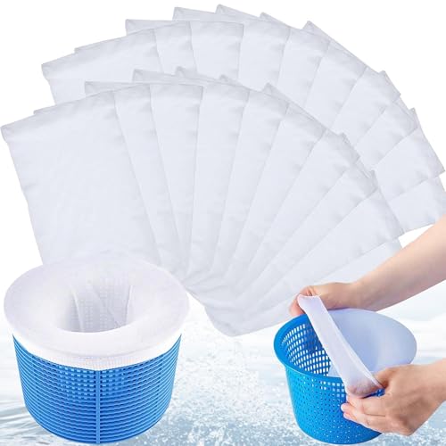 YARUJING 20 Stücke Pool Skimmer Socken Schwimmbad Skimmersocke Wiederverwendbar Für Skimmerkorb Feinfilterung Skimmer Socken Filtersocken Skimmer Pool Filter Für Entfernt Schlacken,Blätter. YARUJING 20 Stücke Pool Skimmer Socken Schwimmbad Skimmersocke Wiederverwendbar Für Skimmerkorb Feinfilterung Skimmer Socken Filtersocken Skimmer Pool Filter Für Entfernt Schlacken,Blätter. von YARUJING