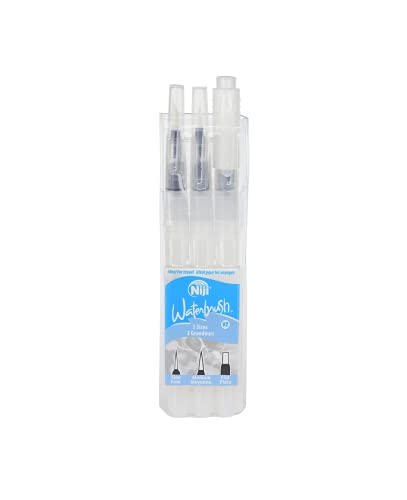 Yasutomo Niji Waterbrush Economy Set 3 Pieces von Niji