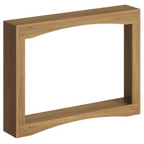 YATINEY Konsolentisch 100 cm lang, schmaler Flurtisch, Eingangstisch, Beistelltisch, Vintage-Flair, aus Holz, hinter dem Sofa, für Wohnzimmer, Flur und Eingangsbereich, Helle Walnussfarbe XCT19VV YATINEY Konsolentisch 100 cm lang, schmaler Flurtisch, Eingangstisch, Beistelltisch, Vintage-Flair, aus Holz, hinter dem Sofa, für Wohnzimmer, Flur und Eingangsbereich, Helle Walnussfarbe XCT19VV von YATINEY