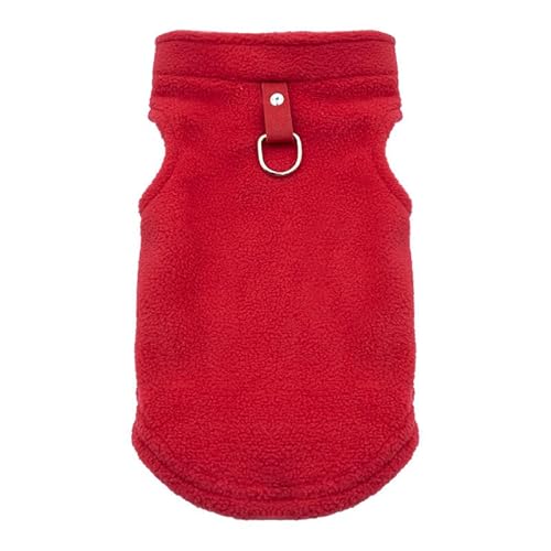 Haustierkleidung Herbst und Winter Haustier Hund Kleidung warme Hundeweste Mantel Welpen Bekleidung Dinge for Hunde(Red,L) von YATINGZHANG