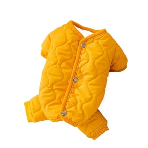 Haustierkleidung Hundekleidung, Haustierweste, Kostüm, Winterhundemantel, Welpen-Sweatshirt, warm(Yellow,XXL) von YATINGZHANG
