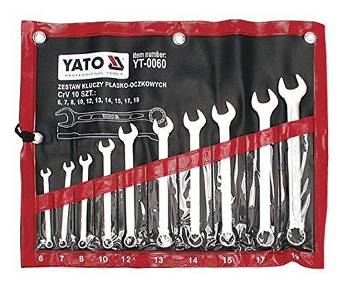 COMBINATION SPANNER SET.10PCS 619 POUCH von YATO