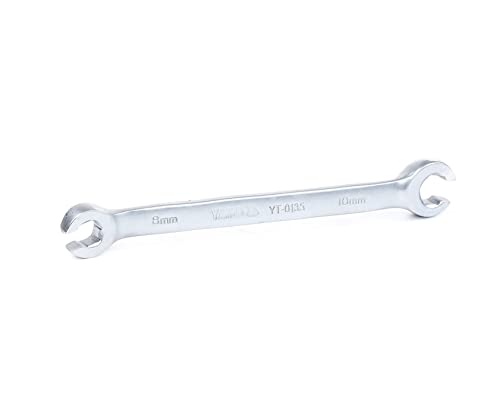 YATO 8x10mm Flare Nut Wrench - Schlüssel - Werkzeug - Chrome - Chrom-Vanadium-Stahl von YATO