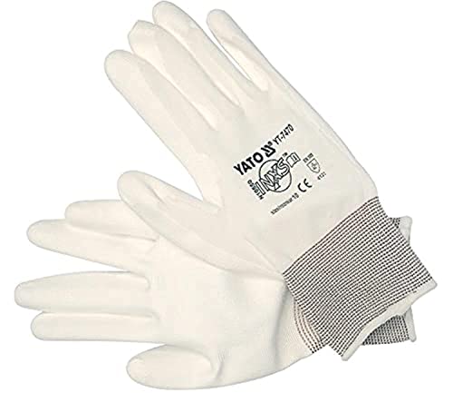GLOVES NYLONPU WHITE 10 GLOVES NYLONPU WHITE 10 von YATO